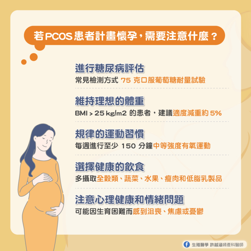 我患有 PCOS而且想要懷孕，我需要知道的n件事？ - 生殖醫學｜ 許越涵婦產科醫師